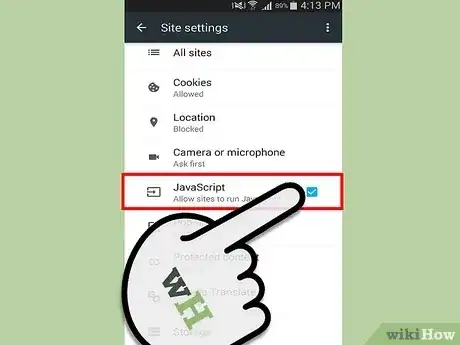 Gambar berjudul Enable JavaScript on an Android Phone Step 10