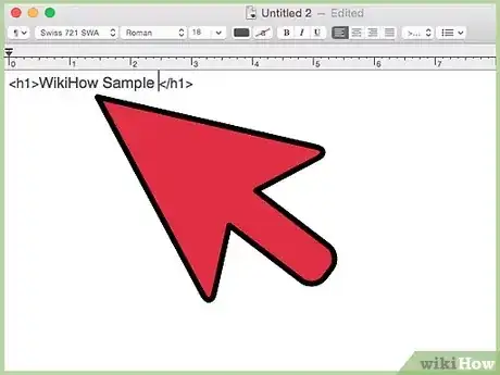 Gambar berjudul Create Bold Text With HTML Step 2