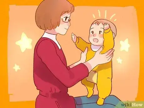 Gambar berjudul Teach Your Baby to Walk Step 1