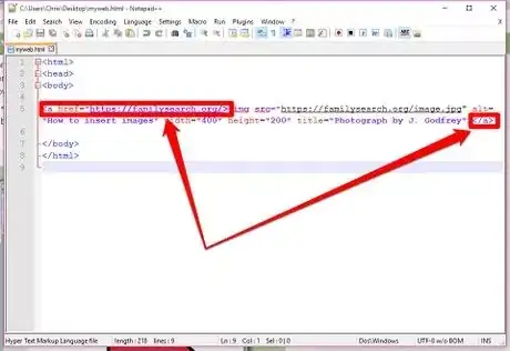 Gambar berjudul Insert Images with HTML Part 2 Step 3