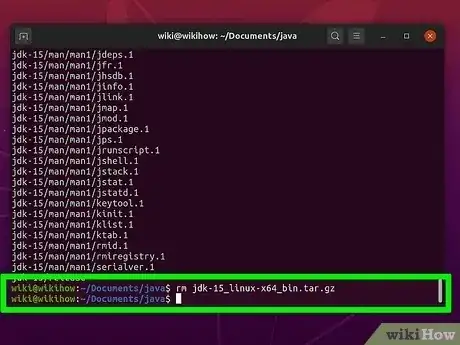 Gambar berjudul Install the Java Software Development Kit Step 36