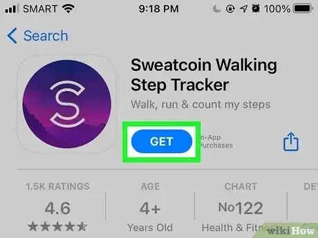Gambar berjudul Make Money with Sweatcoin Step 1