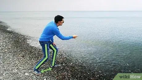 Gambar berjudul Skip Rocks Step 4