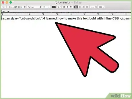 Gambar berjudul Create Bold Text With HTML Step 8