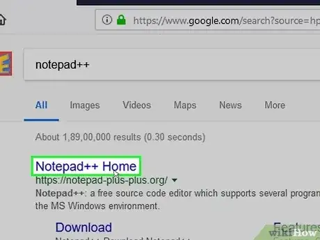 Gambar berjudul Use Notepad++ Step 1