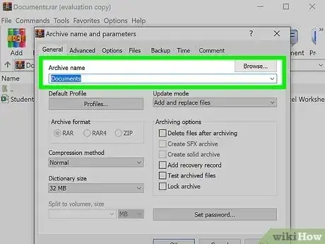 Gambar berjudul Add a Password to a RAR File Step 3