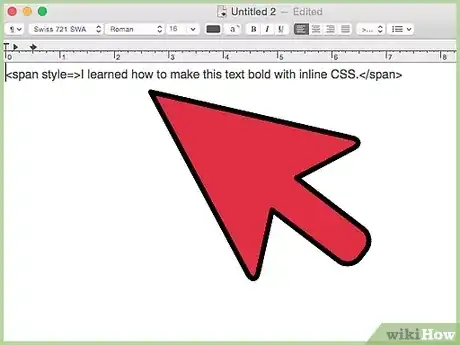 Gambar berjudul Create Bold Text With HTML Step 6