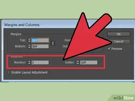 Gambar berjudul Add Columns in InDesign Step 2