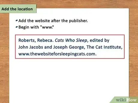 Gambar berjudul Cite a Website Using MLA Format Step 5