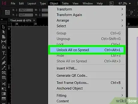 Gambar berjudul Unlock Objects in InDesign Step 5