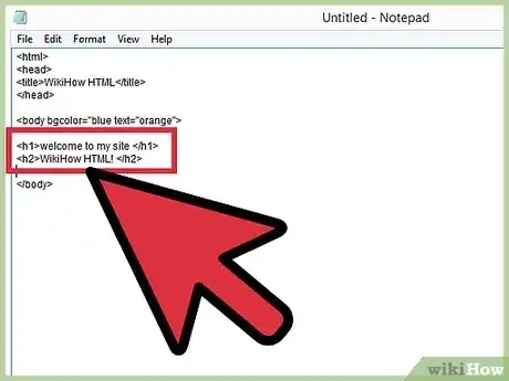 Gambar berjudul Create a Simple Webpage Using Notepad Step 8
