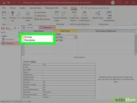 Gambar berjudul Make a Database Using MS Access Step 21