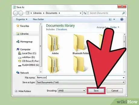 Gambar berjudul Create a CSV File Step 12