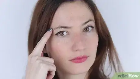 Gambar berjudul Lift One Eyebrow Step 8