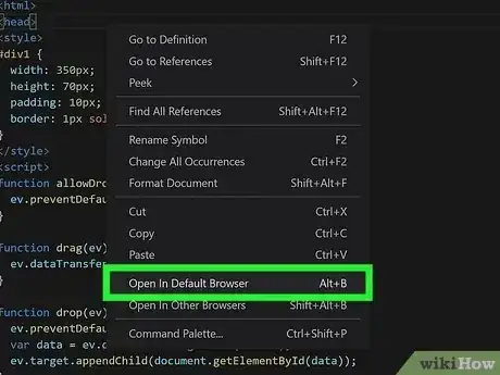 Gambar berjudul Run a HTML File in Visual Studio Code Step 23