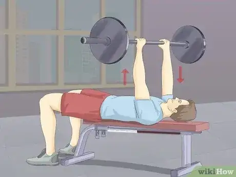 Gambar berjudul Bench Press Step 9