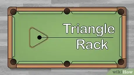 Gambar berjudul Rack a Pool Table Step 1