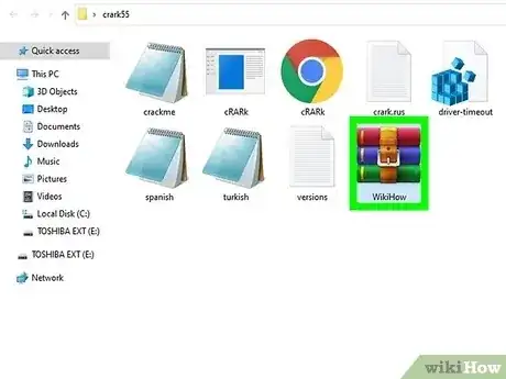 Gambar berjudul Remove RAR Password Using Cmd Step 7
