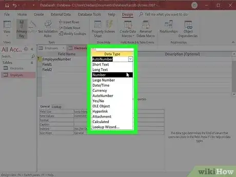 Gambar berjudul Make a Database Using MS Access Step 20
