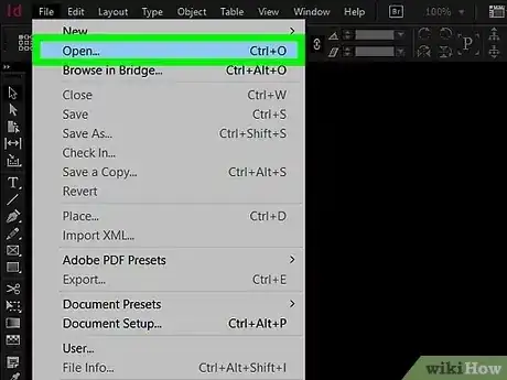 Gambar berjudul Unlock Objects in InDesign Step 1