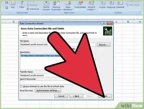 Gambar berjudul Embed a SQL Query in Microsoft Excel Step 7