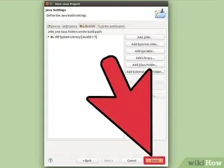 Gambar berjudul Create a New Java Project in Eclipse Step 10