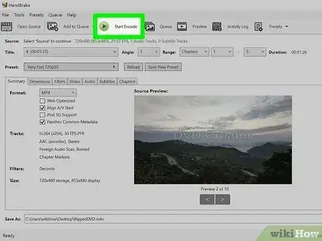 Gambar berjudul Rip a DVD Step 8