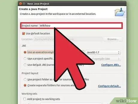 Gambar berjudul Create a New Java Project in Eclipse Step 3