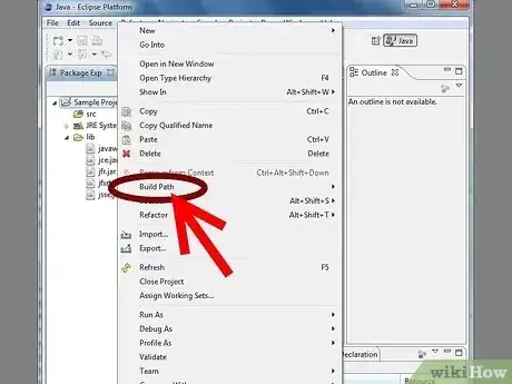 Gambar berjudul Add JARs to Project Build Paths in Eclipse (Java) Step 6
