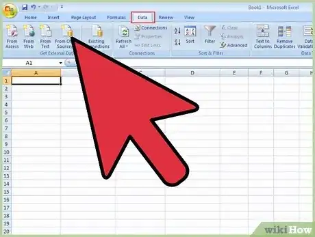 Gambar berjudul Embed a SQL Query in Microsoft Excel Step 1