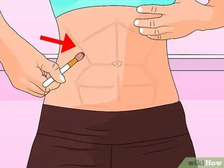 Gambar berjudul Fake Abs Step 14