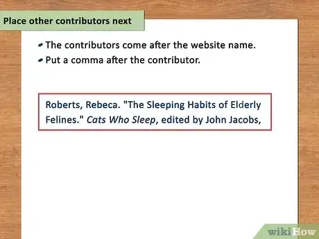 Gambar berjudul Cite a Website Using MLA Format Step 10