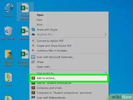 Gambar berjudul Add a Password to a RAR File Step 2