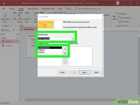 Gambar berjudul Make a Database Using MS Access Step 34