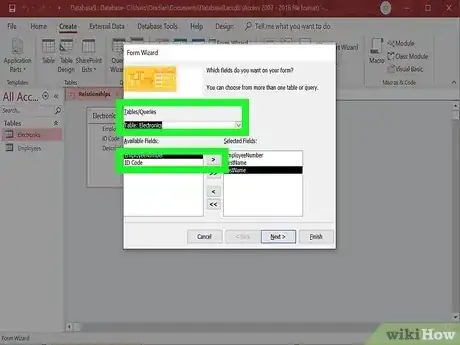 Gambar berjudul Make a Database Using MS Access Step 35