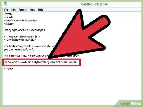 Gambar berjudul Create a Simple Webpage Using Notepad Step 12