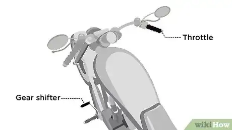 Gambar berjudul Shift Gears on a Motorcycle Step 6