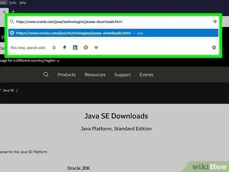 Gambar berjudul Install the Java Software Development Kit Step 1