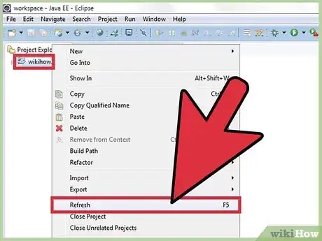 Gambar berjudul Create an Executable File from Eclipse Step 1