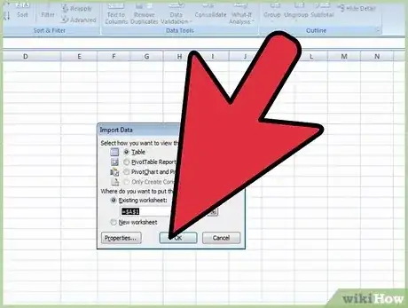 Gambar berjudul Embed a SQL Query in Microsoft Excel Step 8