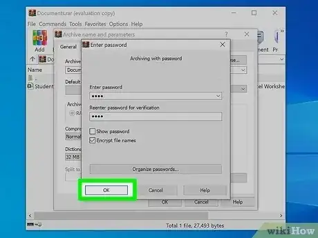 Gambar berjudul Add a Password to a RAR File Step 7