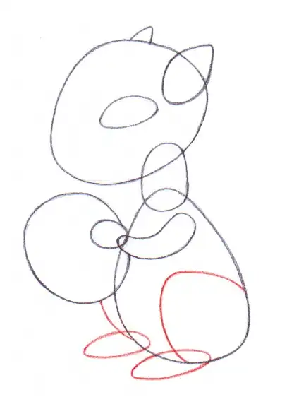 Gambar berjudul Draw a Squirrel Step 16