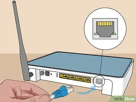Gambar berjudul Connect a Router to a Modem Step 2