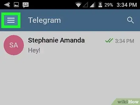 Gambar berjudul Create a Telegram Channel on Android Step 2