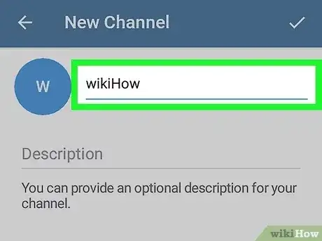 Gambar berjudul Create a Telegram Channel on Android Step 5