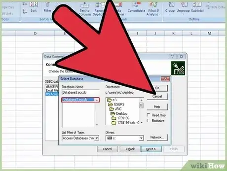 Gambar berjudul Embed a SQL Query in Microsoft Excel Step 5