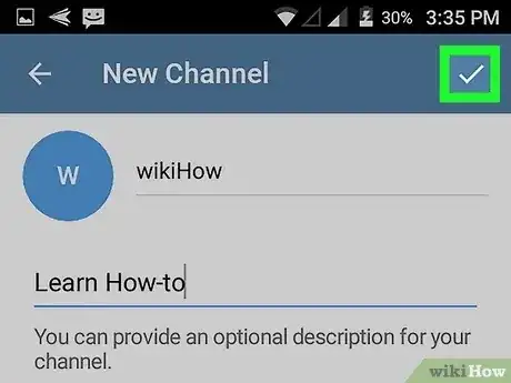 Gambar berjudul Create a Telegram Channel on Android Step 7