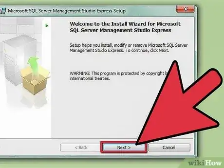 Gambar berjudul Create a SQL Server Database Step 1