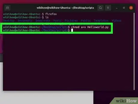 Gambar berjudul Run a Program from the Command Line on Linux Step 5