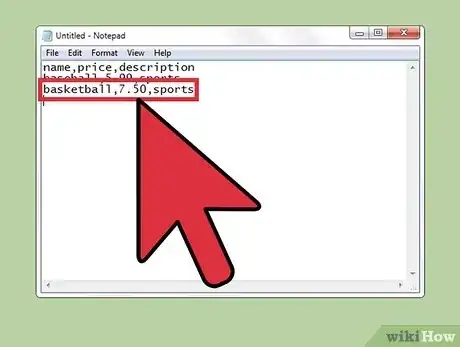Gambar berjudul Create a CSV File Step 9
